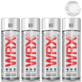 4X WRX Matt White Spray Paint 400ml Spray Paint